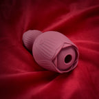 Licking & Suction Rose Vibrator